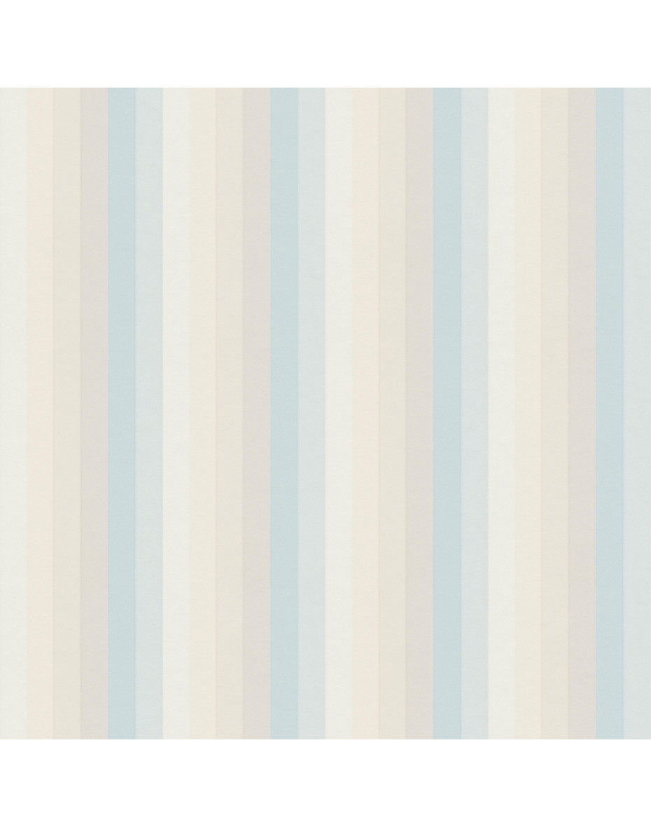 Tapeta prúžkovaná 138925 - modrá, béžová a biela